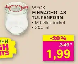 KODi WECK EINMACHGLAS TULPENFORM Angebot