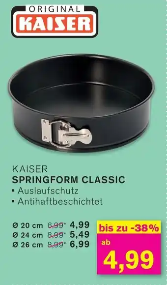 KODi ORIGINAL KAISER SPRINGFORM CLASSIC Angebot