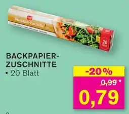 KODi Backpapier-Zuschnitte Angebot