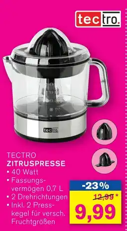 KODi TECTRO ZITRUSPRESSE Angebot
