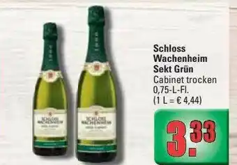 Profi Getränke Schloss Wachenheim Sekt Grün Angebot