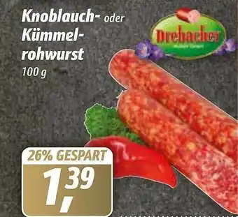 Simmel Drebacher Knoblauch Oder Kümmel Rohwurst Angebot