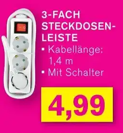 KODi 3-FACH STECKDOSEN- LEISTE Angebot