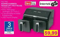 KODi TECTRO DOPPELKAMMER- HEISSLUFT-FRITTEUSE Angebot