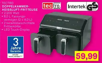 KODi TECTRO DOPPELKAMMER- HEISSLUFT-FRITTEUSE Angebot