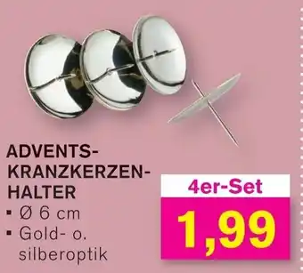 KODi ADVENTS- KRANZKERZEN- HALTER Angebot