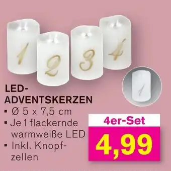 KODi LED- ADVENTSKERZEN Angebot