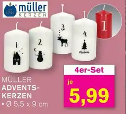 KODi MÜLLER ADVENTSKERZEN Angebot