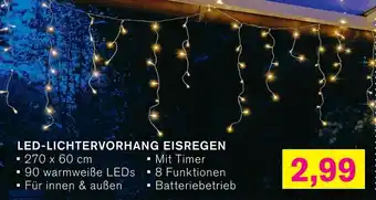 KODi LED-LICHTERVORHANG EISREGEN Angebot