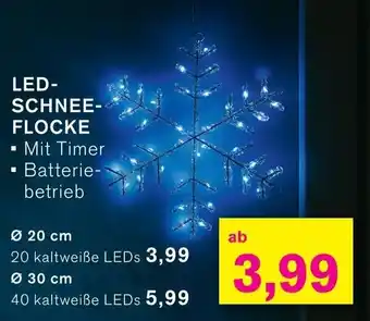KODi LED- SCHNEEFLOCKE Angebot