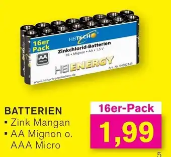 KODi HEITECH BATTERIEN Angebot