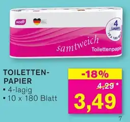 KODi TOILETTEN- PAPIER Angebot