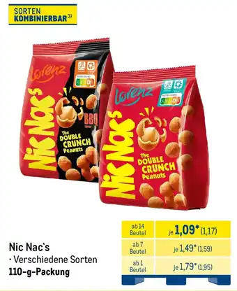 METRO Lorenz Nic Nac's Angebot