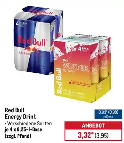 METRO Red Bull Energy Drink Angebot