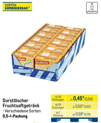 METRO Durstlöscher Fruchtsaftgetränk Angebot