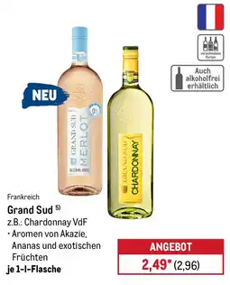 METRO Grand Sud z.B.: Chardonnay VdF Angebot
