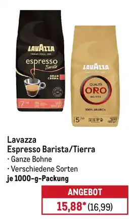 METRO Lavazza Espresso Barista/Tierra Angebot