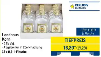 METRO Landhaus Korn Angebot