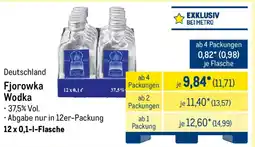 METRO Fjorowka Wodka Angebot