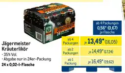 METRO Jägermeister Kräuterlikör Angebot