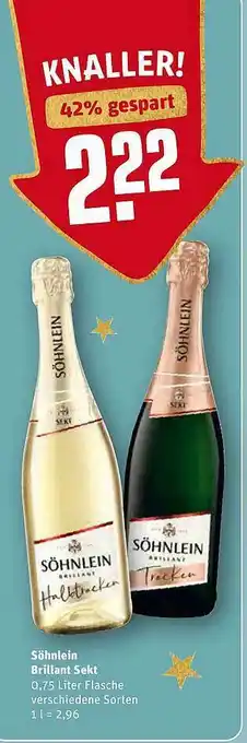 REWE Söhnlein Brillant Sekt Angebot