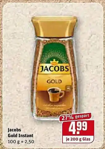 REWE Jacobs Gold Instant Angebot