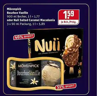 REWE Mövenpick Bourbon Vanille Oder Nuii Salted Caramel Macadamia Angebot