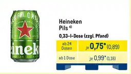 METRO Heineken Pils Angebot
