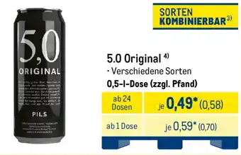 METRO 5.0 Original Angebot