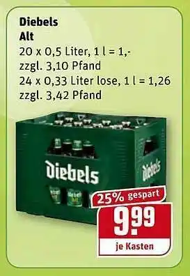 REWE Diebels Alt Angebot