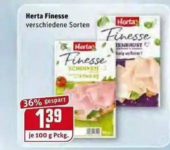 REWE Herta Finesse Angebot