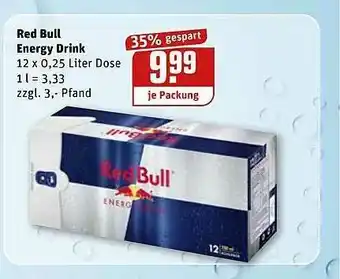 REWE Kaufpark Red Bull Energy Drink Angebot