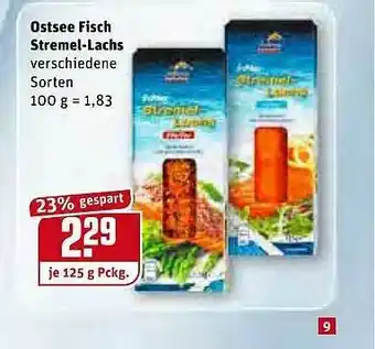 REWE Kaufpark Ostsee Fisch Stremel-lachs Angebot