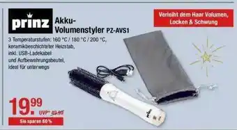 V Markt Prinz Akku-volumenstyler Pz-avs1 Angebot