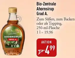 Galeria Markthalle Bio-Zentrale Ahornsirup Grad A. Angebot