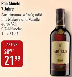 Galeria Markthalle Ron Abuelo 7 Jahre Angebot
