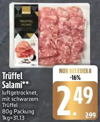 Edeka Edeka Genussmomente Trüffel Salami Angebot