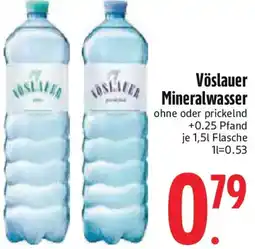Edeka Vöslauer Mineralwasser Angebot