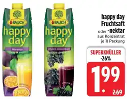 Edeka RAUCH happy day Fruchtsaft oder -nektar Angebot
