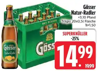 Edeka Gösser Natur-Radler Angebot