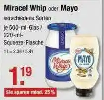 V Markt Miracel Whip Oder Mayo Angebot