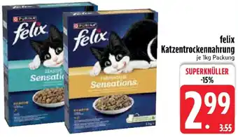 Edeka felix Katzentrockennahrung Angebot