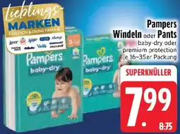 Edeka Pampers Windeln oder Pants Angebot
