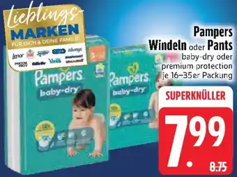Edeka Pampers Windeln oder Pants Angebot