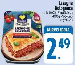 Edeka EDEKA Herzstücke Lasagne Bolognese Angebot