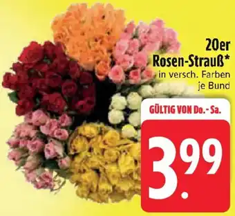 Edeka 20er Rosen-Strauß Angebot