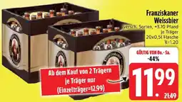 Edeka Franziskaner Weissbier Angebot
