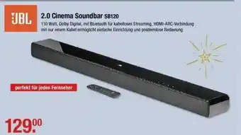 V Markt Jbl 2.0 Cinema Soundbar Sb120 Angebot