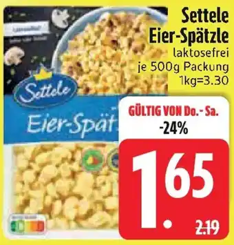 Edeka Settele Eier-Spätzle Angebot