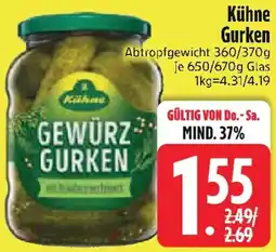 Edeka Kühne Gurken Angebot